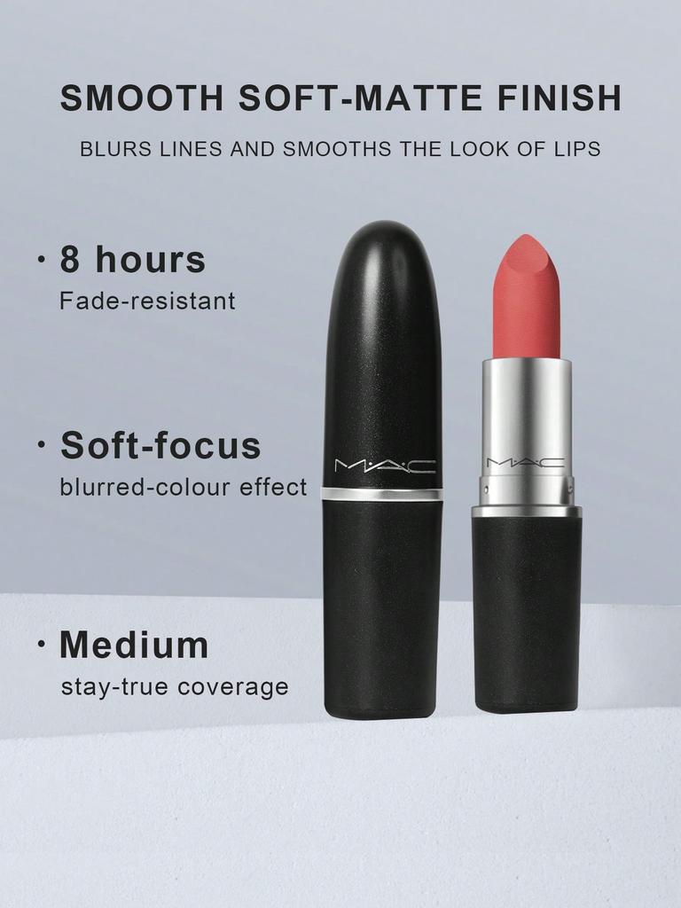 Mac Губная помада Lustreglass Sheer Shine - PDA (Кирпично-красный) 0,1 унц./3 г