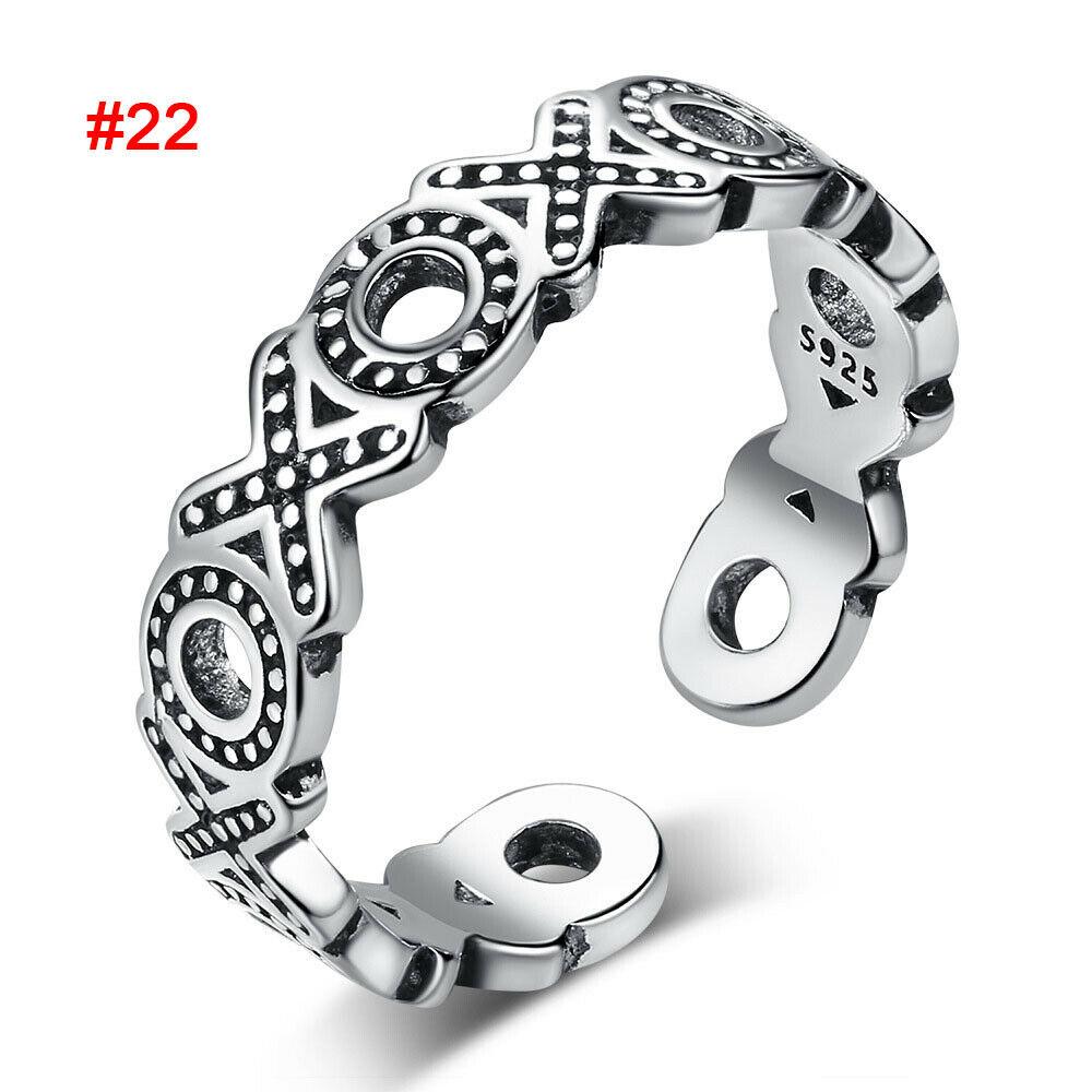 Thumb Rings Ladies Mens Toe Rings Adjustable Open Band Simple Exquisite Womens Ring