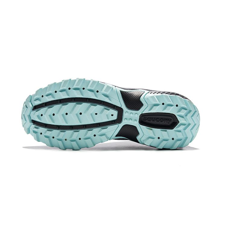 SAUCONY Экскурсия Удобные Нескользящие Амортизирующие Низкие Кроссовки для Трейлраннинга Женские кроссовки Черно-синие S10744-56