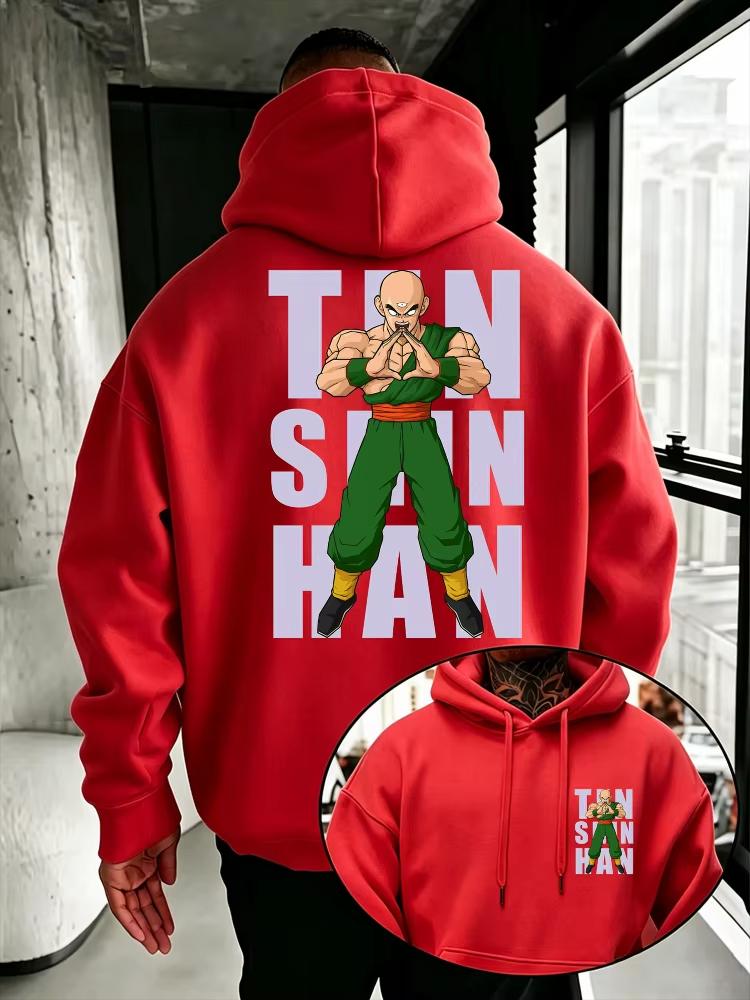 Dragon Ball Men's Hoodie High Quality Warm Autumn Winter Pullover Sweatshirt Street Style Casual Long Sleeve Top
