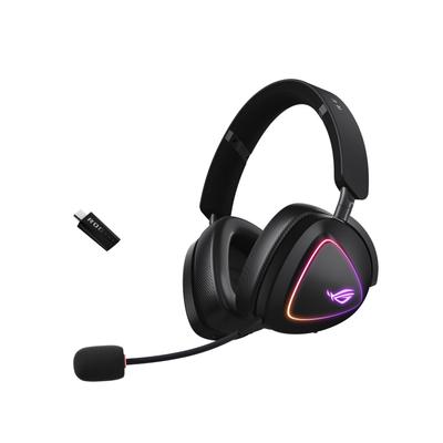 Asus Игровая гарнитура ROG DELTA II Срок службы до 110 часов Легкий вес 318 г Продукт отечественного авторизованного дистрибьютора