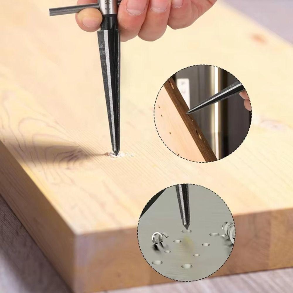 Chamfer Tapered Reamer Tool Carbon Steel Metal Hole Opener Taper Reamer Set Hand Reamer Tool