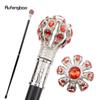 White Red Ball Fashion Walking Stick Decorative Stick Cospaly Vintage Party Fashionable Walking Cane Crosier 93cm