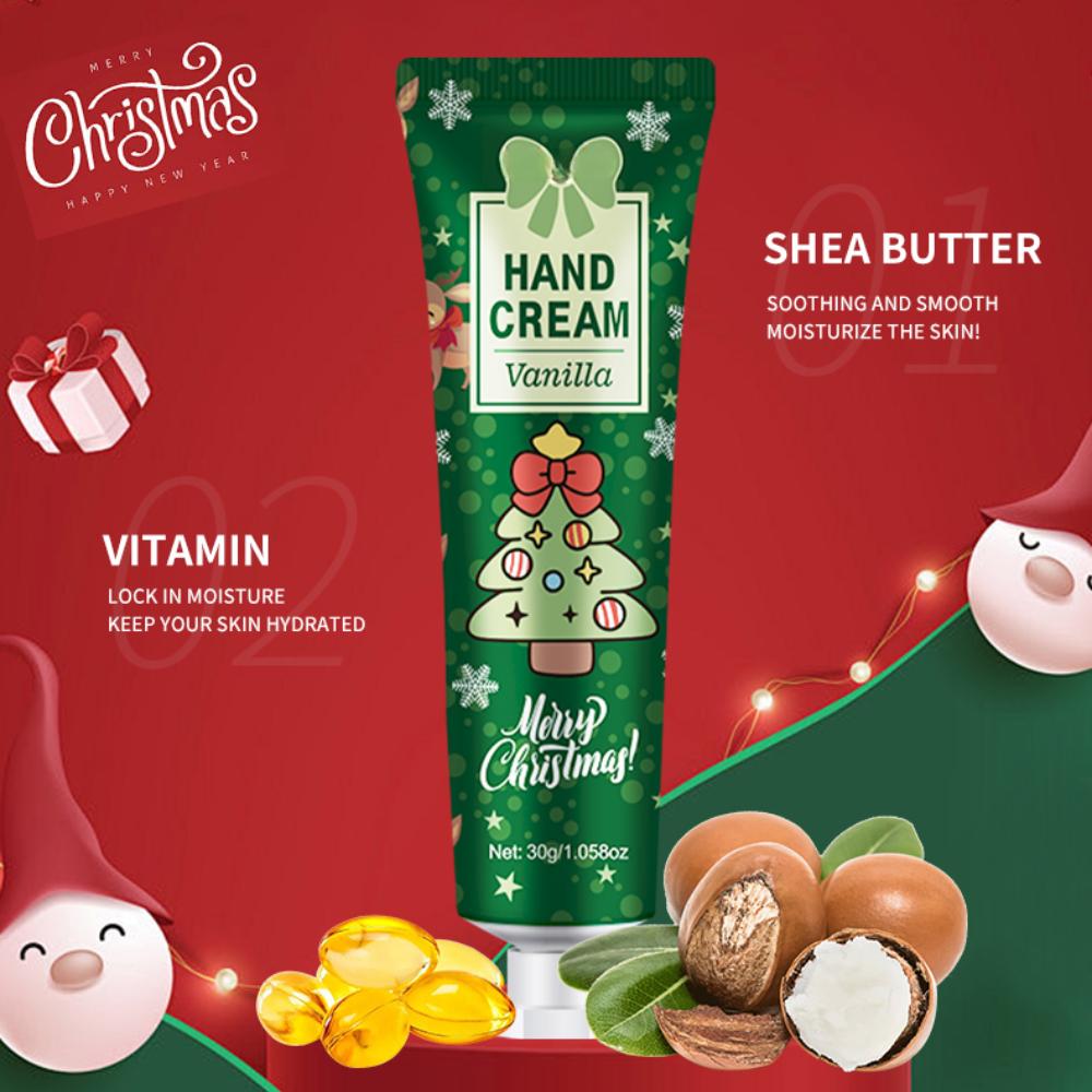 Рождественский подарок 5/коробка набор кремов для рук, кремовая текстура, дорожная упаковка крема для рук, прочный увлажняющий крем-30 г/шт. Подарок для женщин