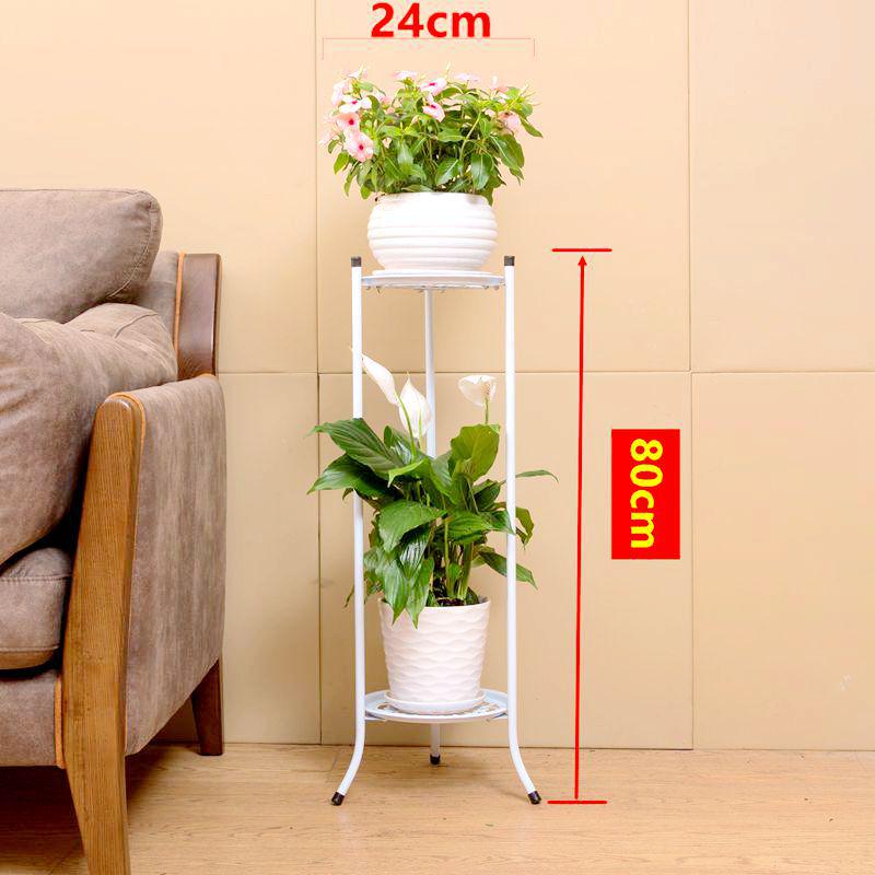 Европейская многослойная железная подставка для комнатных растений — угловой дизайн, экономящий место
