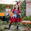 Halloween Clown Children's Costume Clown Soul Girls Show Costume Horror Dress
