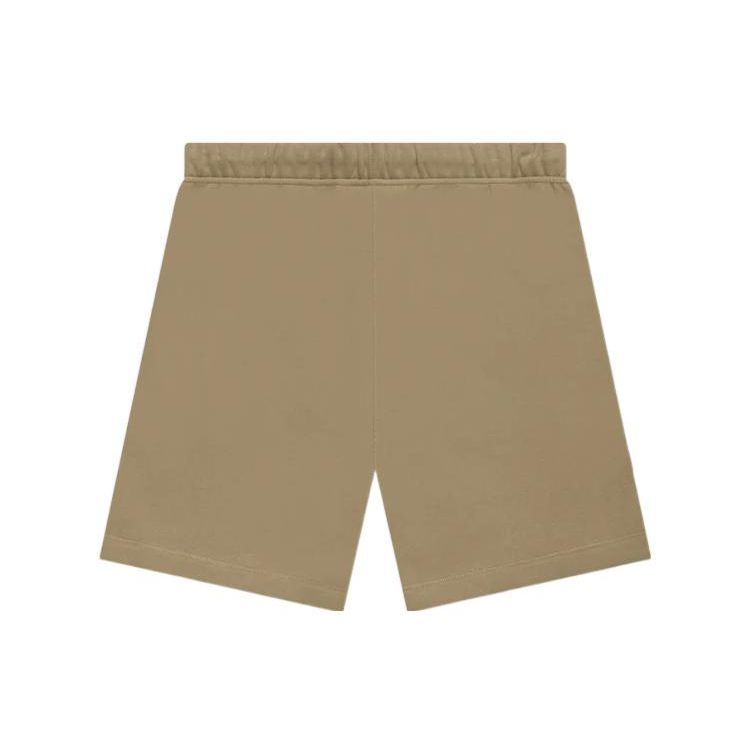 Fear of God Essentials Флисовые Шорты С Мини-Логотиком SS22 Унисекс Шорты Дуб-Коричневый FOG-SS22-400