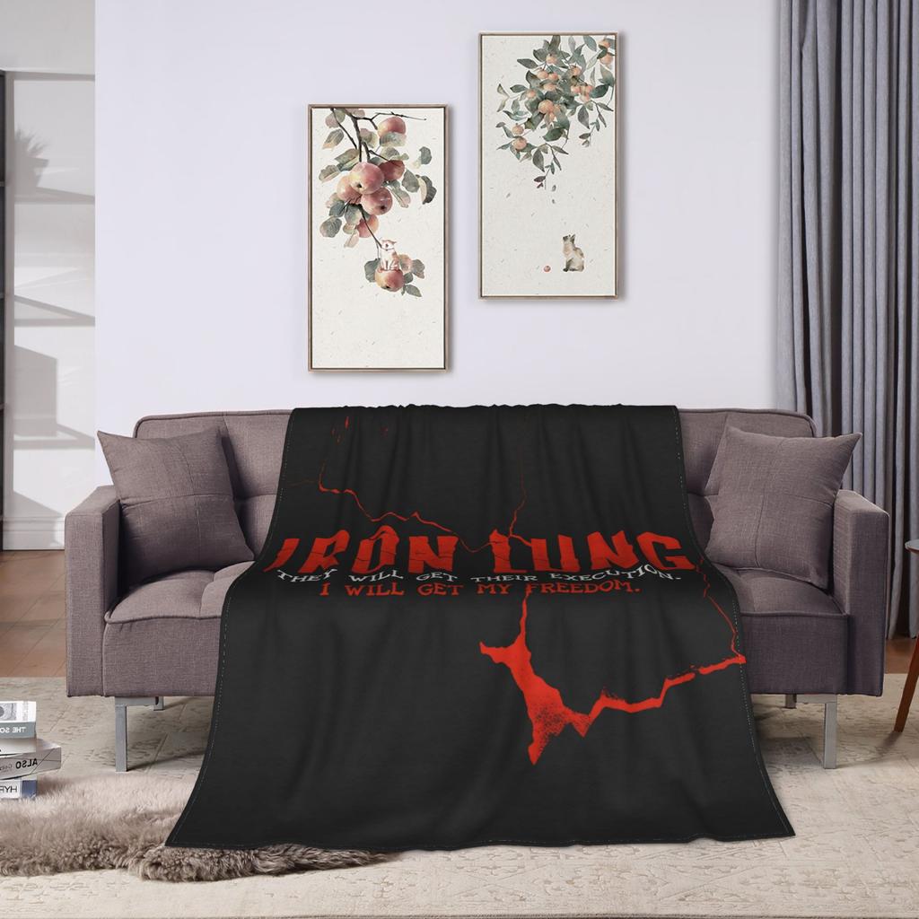 Horror Game Iron Lung Blankets Quality Soft Throw Blanket Winter Students Bedroom Novelty Bedspread