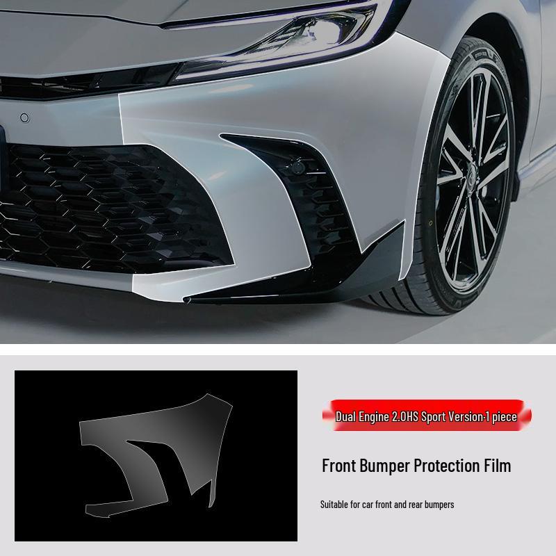 Toyota Camry Front & Rear Bumper TPU Protective Film - Transparent & Invisible, Fits 25 Models