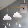 Felt Cloud Raindrop Pendant Wall Hanging Ornaments Kids Baby Room Decor Tent Nursery Kindergarten Home Decoration