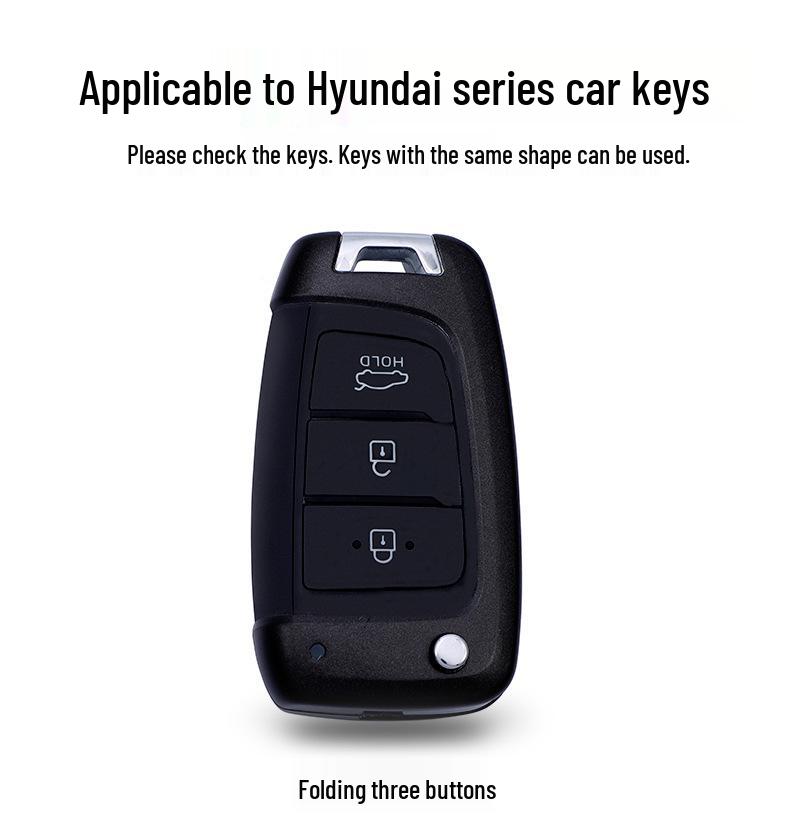 Защитный чехол для ключа Hyundai Verna 2020 & Elantra - Противоударный чехол с пряжкой