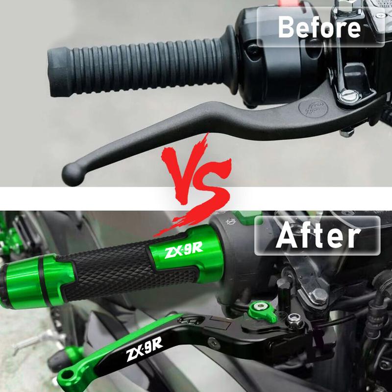 For KAWASAKI ZX9R ZX 9R ZX-9R 2000 2001 2002 2003 Motorcycle Folding Brake Clutch Levers & Handlebar grips Hand bar Accessories