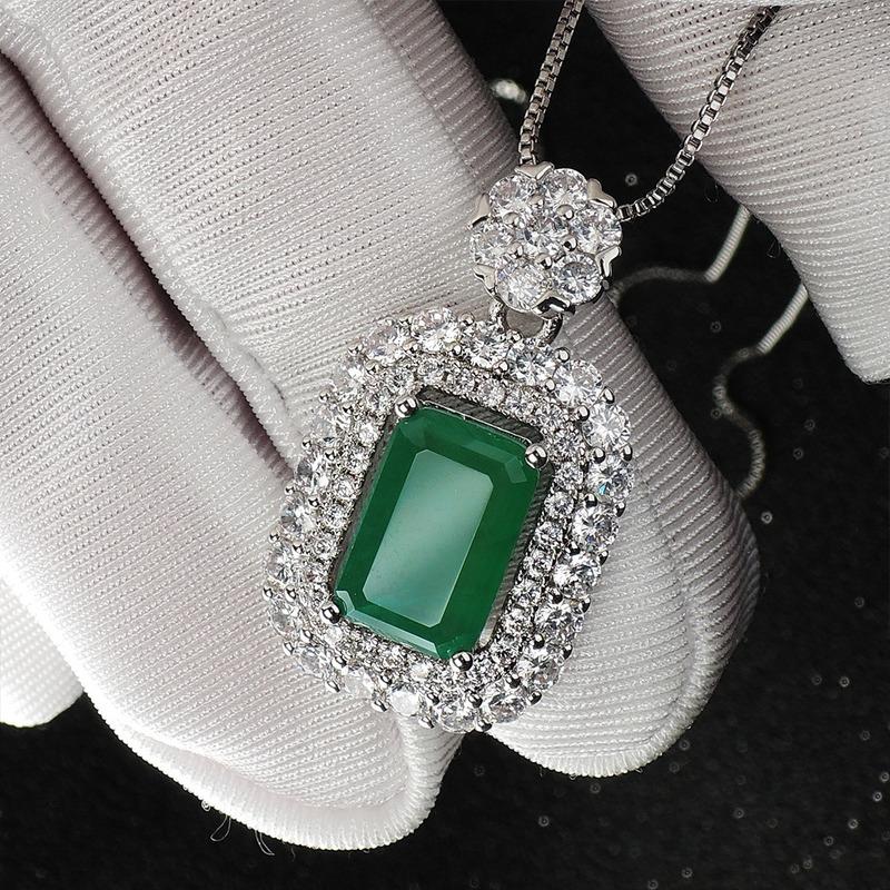 Sace Gems Классический медный сплав Циркон женский кулон ожерелье модный подарок