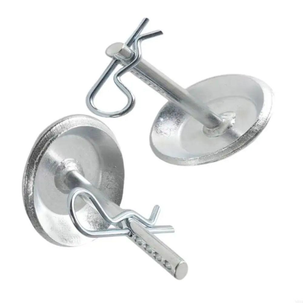 Round Shaft Replacement Skids Stainless Steel Snow Plow Feet Traction Enhancement