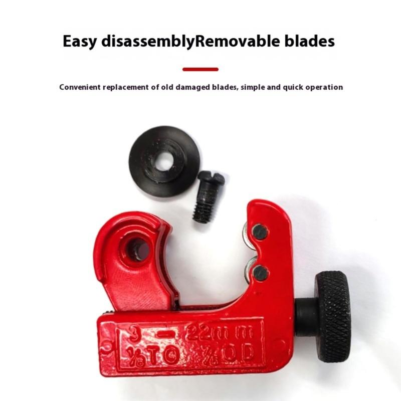Professional Metal Pipe Cutting Tool Adjustable 3-22mm Stainless Steel Copper Tubing Cutter For Refrigerator Maintenance