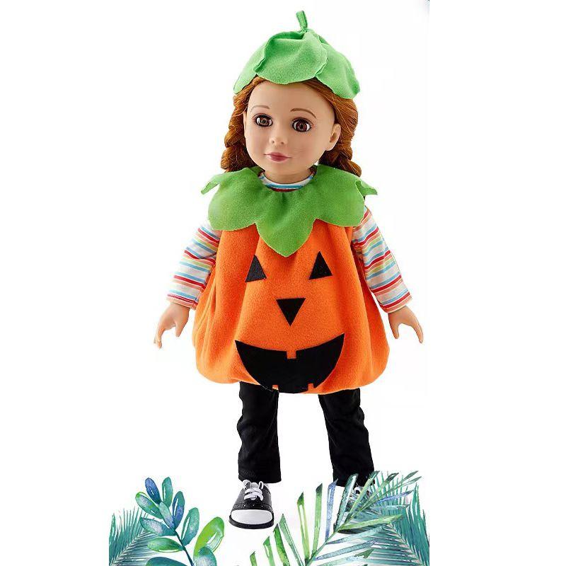 Children's Festival Pumpkin Costume Soft Comfy For All-day Wear On Halloween!