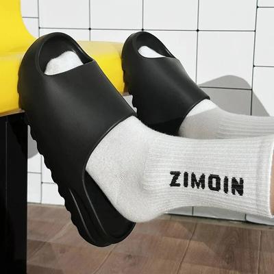 Летние женские тапочки мужские сандалии повседневная пляжная обувь мягкие шлепанцы толстая платформа EVA нескользящие домашние тапочки