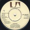 7inch Record KENNY ROGERS - Lucille UP36242 United Artists  1976 UK Rock Used