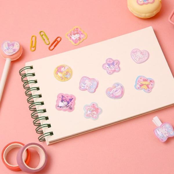 WeDream Sanrio Персонажи Bling Bling 3D наклейки Crafting Play, разноцветные корейские популярные игрушки