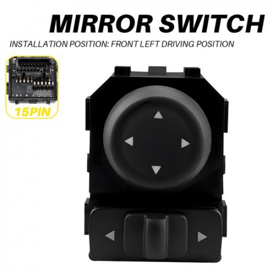 Front Power Control Switch Mirror Driver Side For 2015- Nissan Rogue