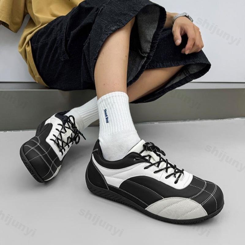 Мода 2025 Весна Новая Мужская Модная Тенденция Нескользящая Повседневная Спортивная Обувь Тонкая Подошва Низкий Верх Универсальные Удобные Кроссовки на Плоской Подошве со Шнуровкой