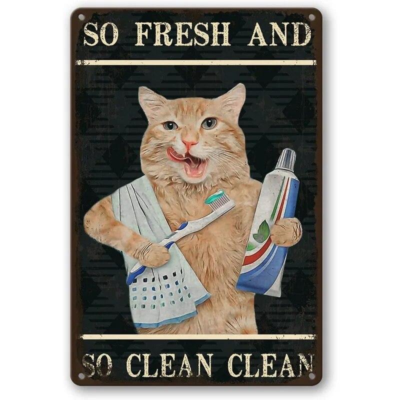 Нет кофе, нет работника, кот, металлические жестяные таблички, подарок для любителей кошек, винтажная табличка, металлический человек, пещерный бар, паб, клуб, кафе, украшение на стену дома