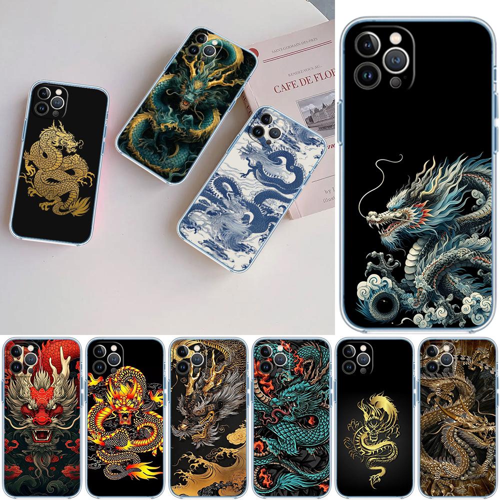 LO25 Chinese Dragon Phone Case for Motorola Moto Edge 20 30 40 50 S30 Fusion Ultra Pro Neo Lite + G200 G23