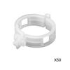 50Pcs Plastic Vine Plants Vegetables Support Clip Garden Greenhouse Holder Tool