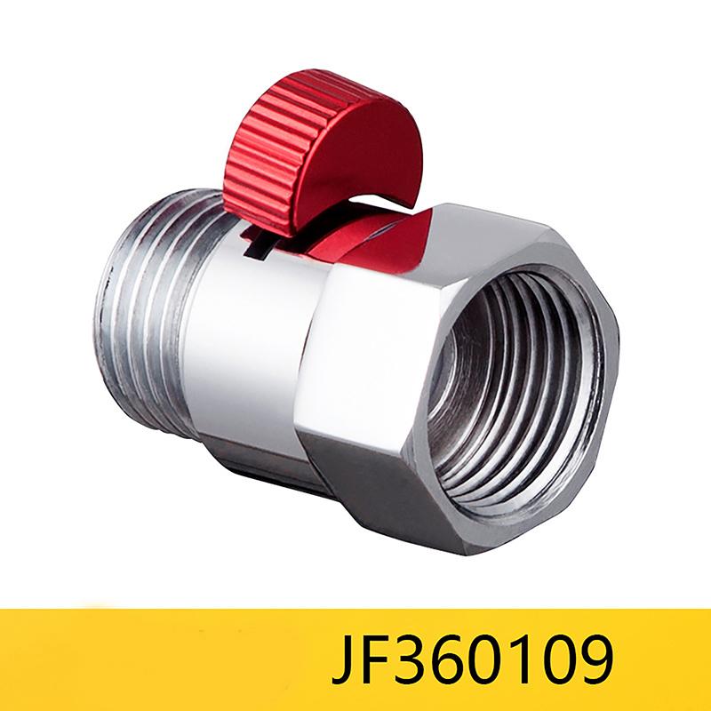 Запорный клапан для душа, полностью латунный, G1/2", быстродействующий запорный клапан, душевая лейка, водосберегающий туалетный пистолет-распылитель