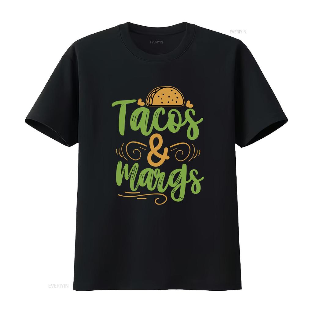 Футболка Tacos and Margs винтажная стираная эластичная универсальная унисекс дышащая мужская мягкая с принтом удобная слегка стильная