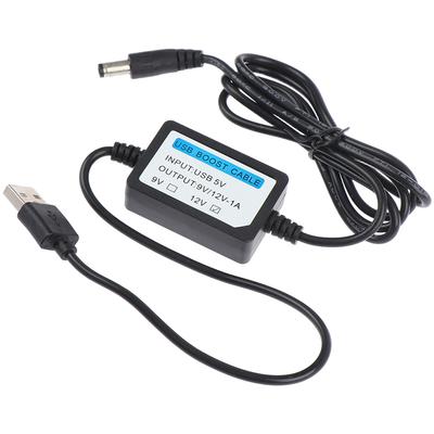 Преобразователь 5 В в 12 В USB-кабель-усилитель для путешествий 1,3 метра USB-кабель для роутеров и модемов Кабель-преобразователь питания