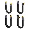 240W 40GB Short USB C to USB C Cable 90 degree Fast Charging Type C Cord 40Gbps Data Transfer Flat Data Charge Extension Cable