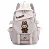 New Bubble Mart Labubu Printed Schoolbag Elementary School Students and Junior High School Students Fashionable Breathable Casual Backpack