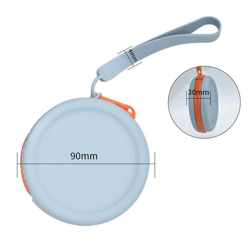 Популярный силиконовый кошелек для монет Мини-кошелек Сумка Однотонный Женский Девочкам Чехол для ключей и наушников Детский подарок