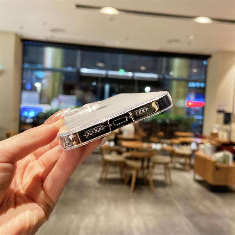 Противоударный прозрачный чехол-бампер для телефона Iphone 13 12 11pro Max Xr, защитная задняя крышка без боковой рамки, прозрачные чехлы для Iphone13