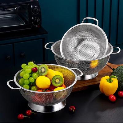 Дуршлаг для кухни, корзина для слива ушной раковины, большая емкость, пищевой BPA