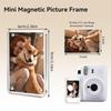 1/6Pcs Transparent Acrylic Photo Frames Universal Double Sided Magnetic Picture Frame Wall Mount for Home Decor Living Room Display Hold Family Photos