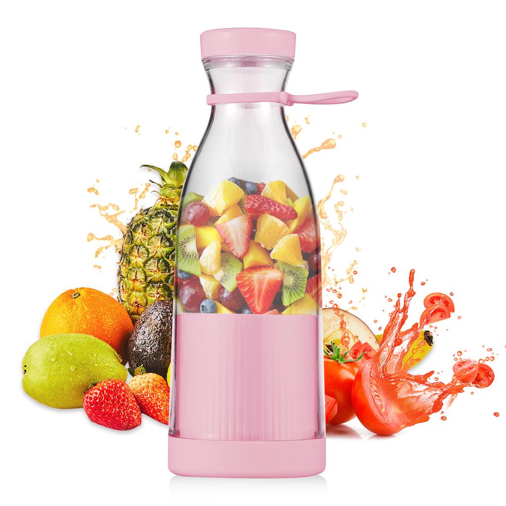 Portable Mini Electric Blender 300ml Juicer Cup 6 Blades for Smoothie Milkshake Juice Baby Food