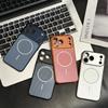 Магнитный чехол для iPhone 17 Pro Max с защитой всех линз и текстурой из углеродного волокна