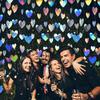 200 Pcs Iridescent Heart-52 FT Garland Party-Decorations Streamers Banner - Disco Kpop Birthday Holiday Girls Dancing Queen Princess Bachelorette