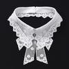 Neckline Detachable Polyamide Fake Collar DIY Lapel Half Shirt Shawl Wrap Women Girls