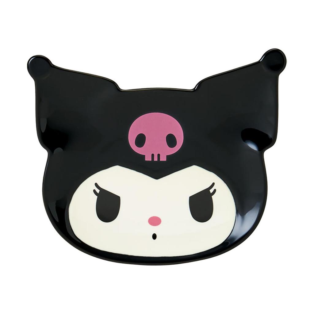 Sanrio Тарелка Kuromi Face and Dryer 142492, Безопасна для микроволновой печи и посудомоечной машины,