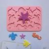 1 шт., украшение для выпечки торта, морская биологическая силиконовая форма для шоколада, сделай сам, морская серия, морская звезда, морской конек, инструменты для выпечки