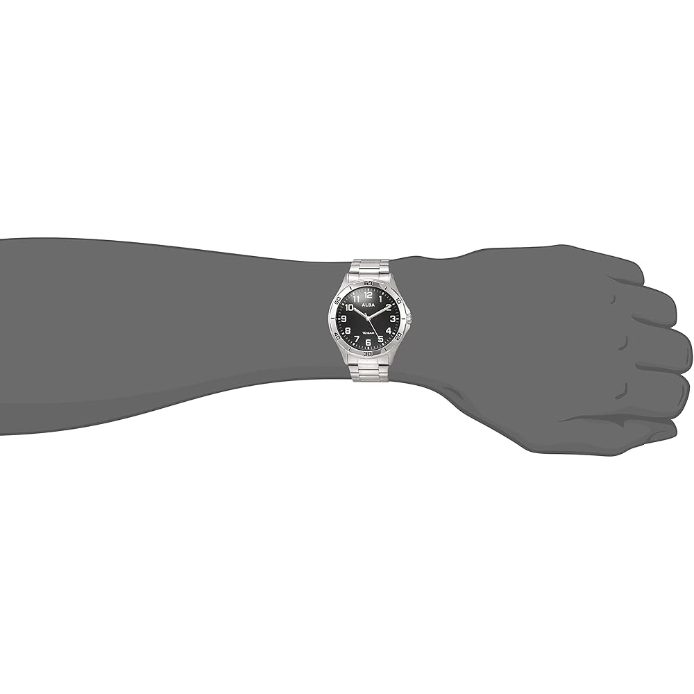 Alba Sports AQPK410 Men's Watch Analog Design Water Resistant Durable Timepiece