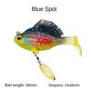 Artificial Soft bass Bait with Lead hook Dark Sleeper Soft Plastic Bait 2024 Minnow Lure