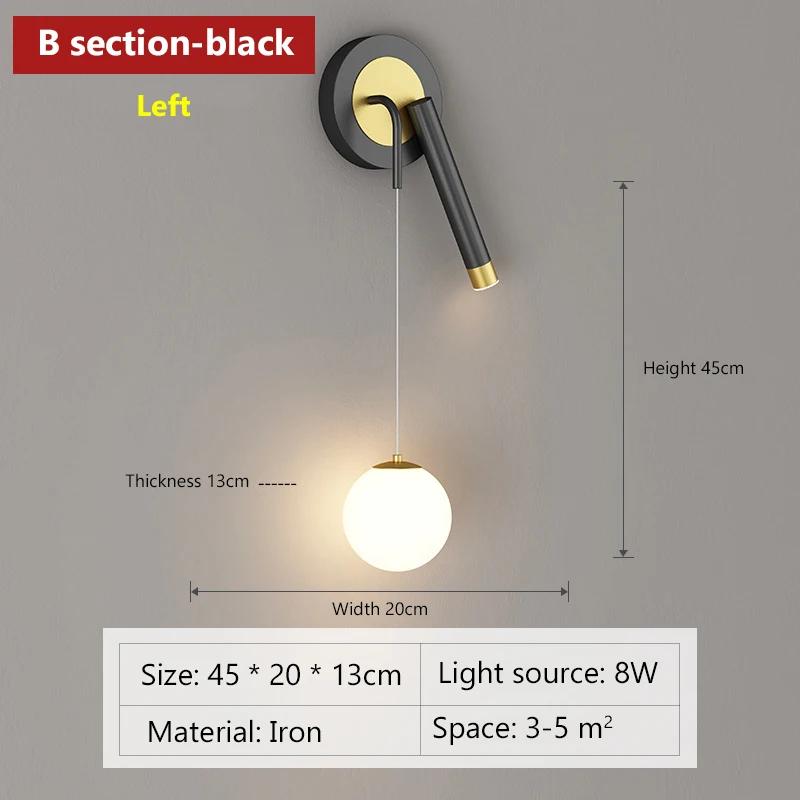 Современные светодиодные настенные светильники Nordic Double Heads Spotlights для спальни, прикроватной тумбочки, гостиной, кабинета, дома, декоративные настенные бра, люстра