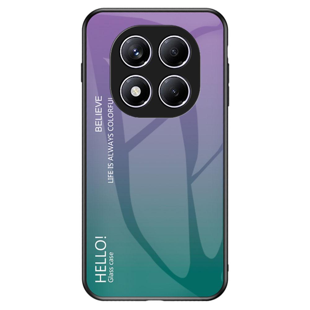 For Xiaomi Redmi Note 14 Pro 4G Case Anti-Scratch Tempered Glass+PC+TPU Phone Cover