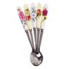 Household Rose Flowers Stainless Steel TeaSpoon Kitchen & Dining Coffee Spoon Dessert Scoop
