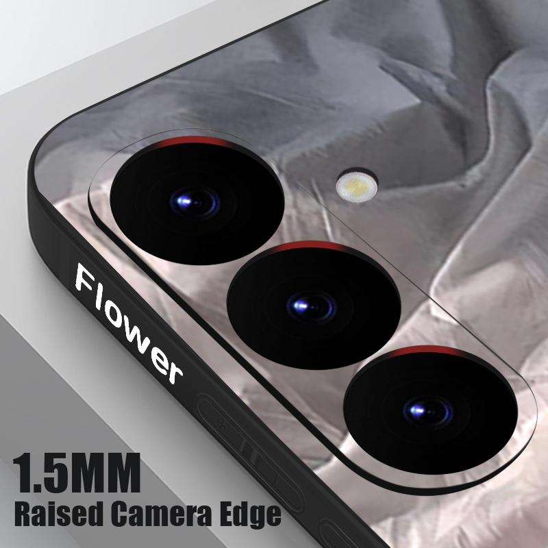 Чехол с масляной живописью и розами для Samsung Galaxy S24 S25 FE S25 S23 S22 Ultra A17 A56 A16 A55 A25 A15 A36 A54 5G с ремешком, мягкая накладка