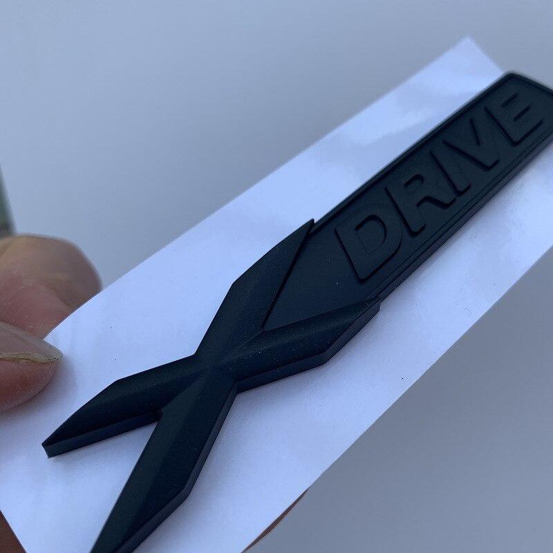 New XDrive Old XDRIVE Logo Fender Emblem Badge for X1 X3 X4 X5 X6 X7 Car Styling Discharging Capacity Sticker